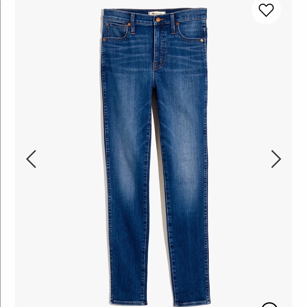 Madewell 10in High Rise Curvy Skinny Jeans size 25